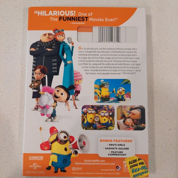 3/$15 Despicable Me and Despicable Me 2 DVDs - Picture 6 of 8